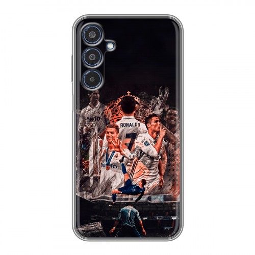 Дизайнерский силиконовый чехол для Samsung Galaxy M35 Реал Роналдо Real Ronaldo