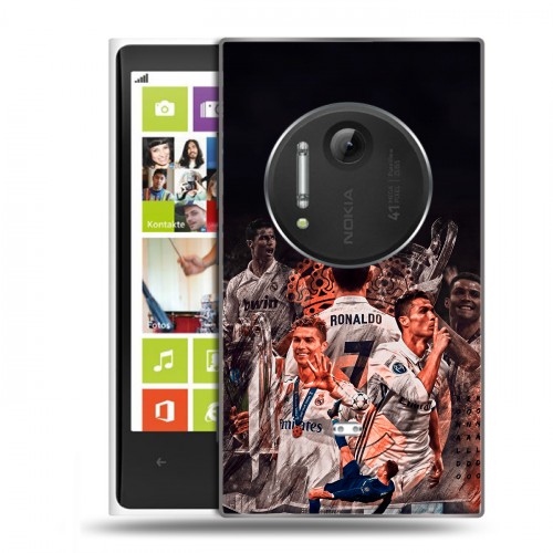 Дизайнерский силиконовый чехол для Nokia Lumia 1020 Реал Роналдо Real Ronaldo