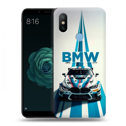 Дизайнерский силиконовый чехол для Xiaomi Mi A2 БМВ BMW