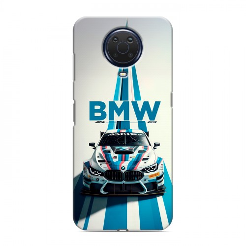 Дизайнерский силиконовый с усиленными углами чехол для Nokia G20 БМВ BMW