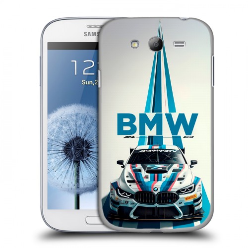 Дизайнерский пластиковый чехол для Samsung Galaxy Grand БМВ BMW