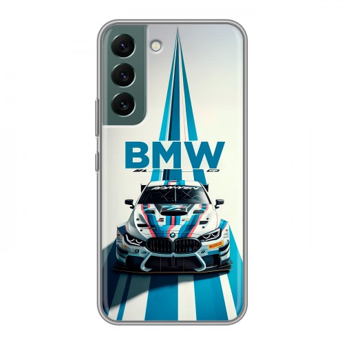 Дизайнерский силиконовый чехол для Samsung Galaxy S22 БМВ BMW