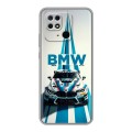 Дизайнерский силиконовый с усиленными углами чехол для Xiaomi Redmi 10C БМВ BMW