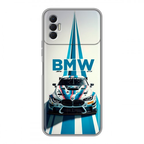 Дизайнерский силиконовый чехол для Tecno Spark 8P БМВ BMW