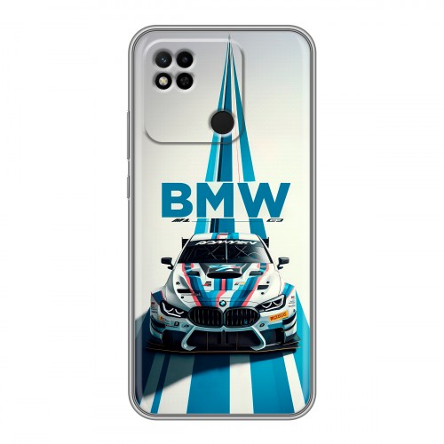 Дизайнерский силиконовый чехол для Xiaomi Redmi 10A БМВ BMW