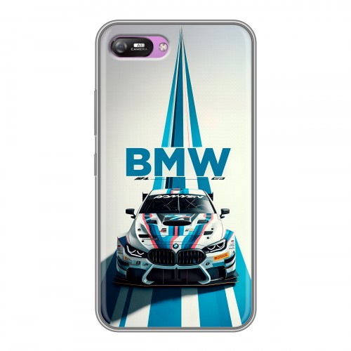 Дизайнерский силиконовый с усиленными углами чехол для Itel A25 БМВ BMW