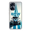 Дизайнерский силиконовый с усиленными углами чехол для Realme C55 БМВ BMW