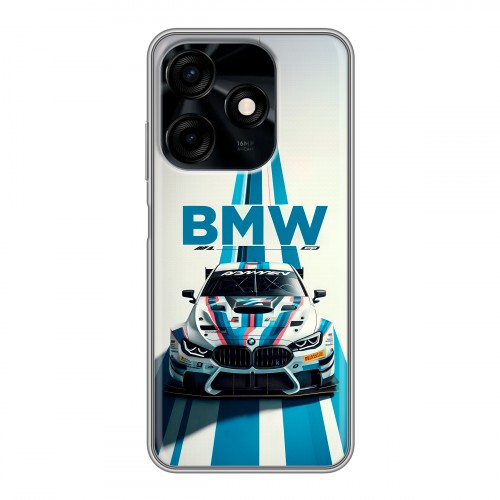 Дизайнерский силиконовый чехол для Tecno Spark 10C БМВ BMW