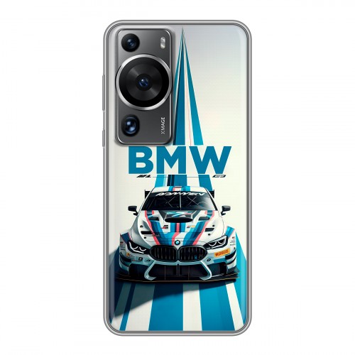 Дизайнерский пластиковый чехол для Huawei P60 БМВ BMW
