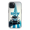 Дизайнерский силиконовый чехол для Iphone 15 БМВ BMW