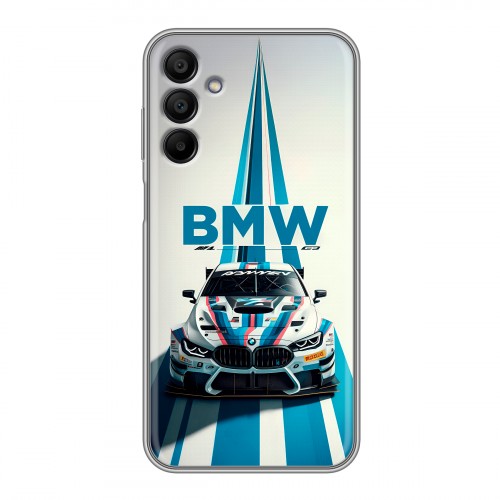 Дизайнерский силиконовый чехол для Samsung Galaxy A15 БМВ BMW