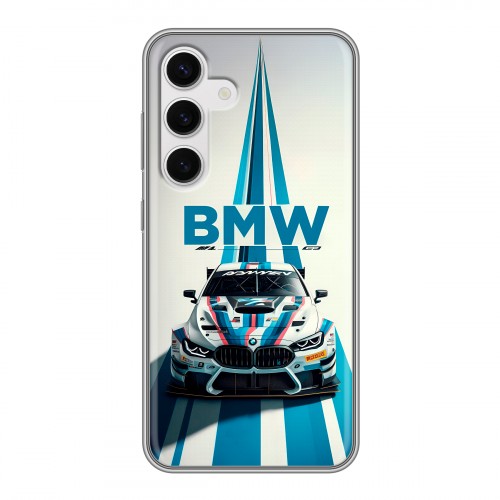 Дизайнерский силиконовый чехол для Samsung Galaxy S24 БМВ BMW