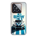 Дизайнерский силиконовый чехол для Xiaomi 14 Pro БМВ BMW