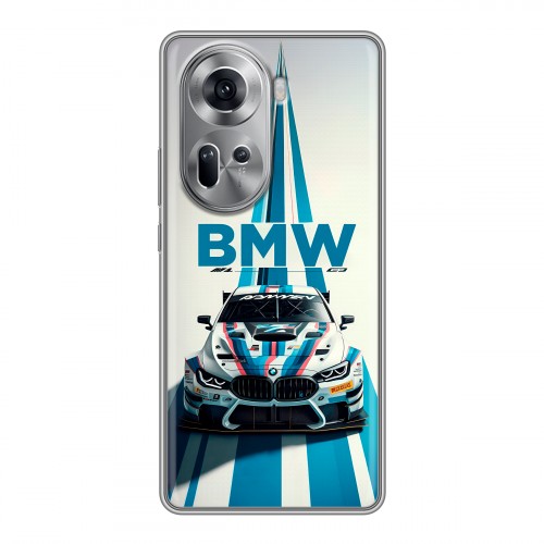 Дизайнерский силиконовый чехол для OPPO Reno 11 БМВ BMW