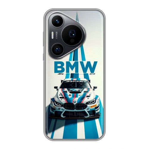 Дизайнерский силиконовый чехол для Huawei Pura 70 Pro БМВ BMW