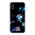 Дизайнерский силиконовый чехол для Iphone x10 БМВ BMW