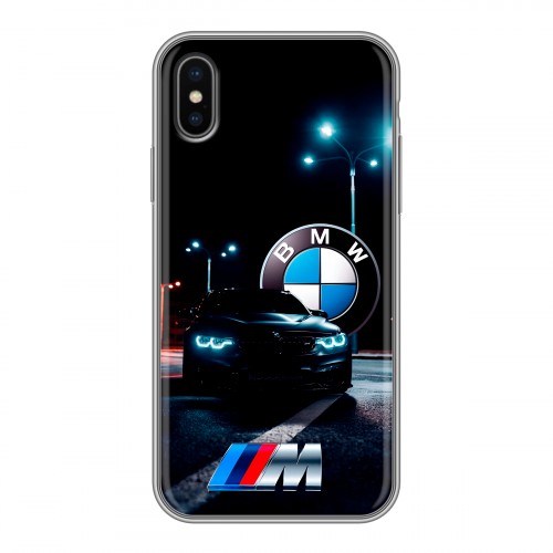 Дизайнерский силиконовый чехол для Iphone x10 БМВ BMW