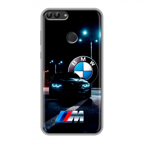 Дизайнерский силиконовый чехол для Huawei P Smart БМВ BMW