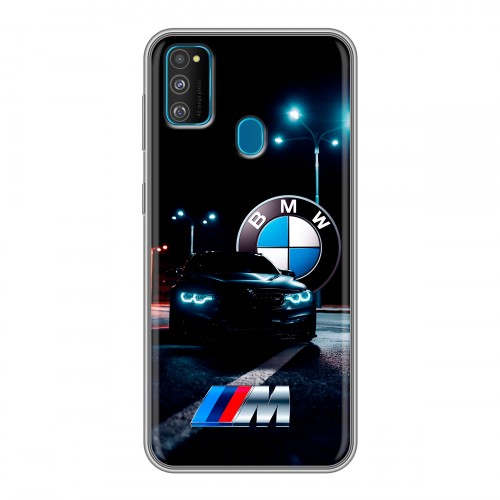 Дизайнерский силиконовый чехол для Samsung Galaxy M30s БМВ BMW