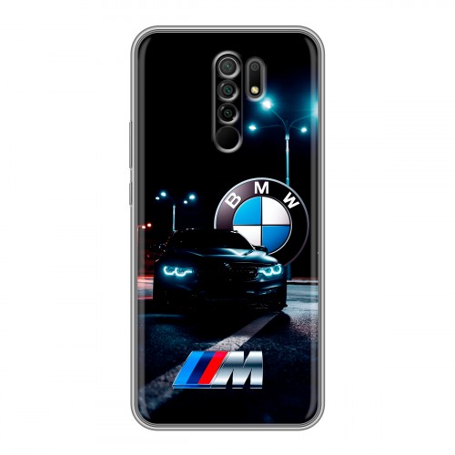 Дизайнерский силиконовый чехол для Xiaomi RedMi 9 БМВ BMW