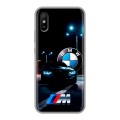 Дизайнерский силиконовый чехол для Xiaomi RedMi 9A БМВ BMW