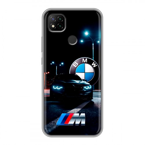 Дизайнерский силиконовый чехол для Xiaomi RedMi 9C БМВ BMW