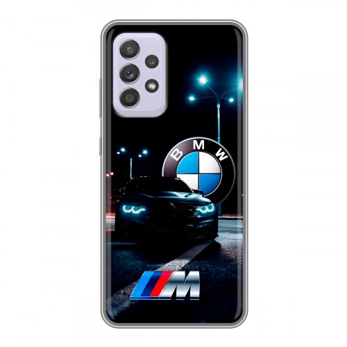 Дизайнерский силиконовый чехол для Samsung Galaxy A52 БМВ BMW