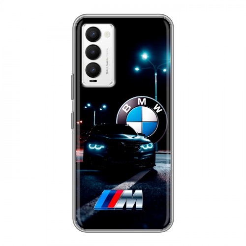 Дизайнерский силиконовый с усиленными углами чехол для Tecno Camon 18 БМВ BMW