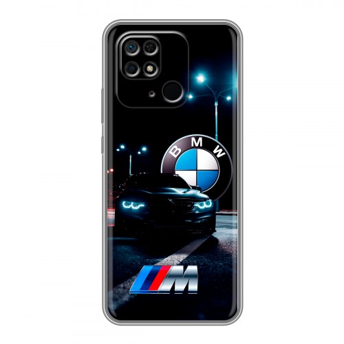 Дизайнерский силиконовый чехол для Xiaomi Redmi 10C БМВ BMW