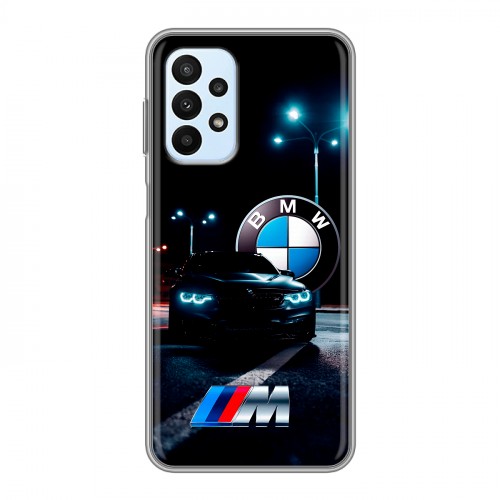 Дизайнерский силиконовый чехол для Samsung Galaxy A23 БМВ BMW