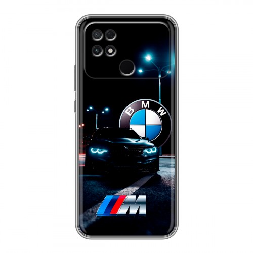 Дизайнерский силиконовый чехол для Xiaomi Poco C40 БМВ BMW