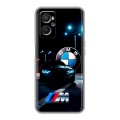 Дизайнерский силиконовый с усиленными углами чехол для OPPO A96 БМВ BMW