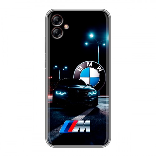 Дизайнерский силиконовый чехол для Samsung Galaxy A04e БМВ BMW