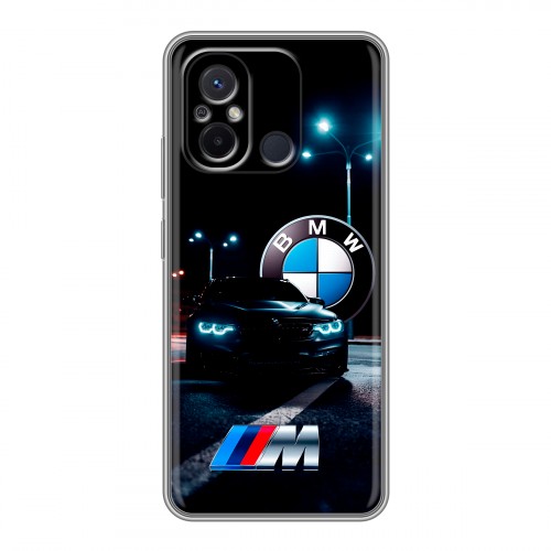 Дизайнерский силиконовый чехол для Xiaomi RedMi 12C БМВ BMW