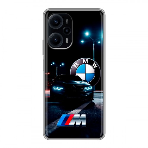 Дизайнерский силиконовый чехол для XIaomi Poco F5 БМВ BMW
