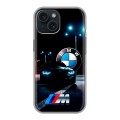 Дизайнерский силиконовый чехол для Iphone 15 БМВ BMW