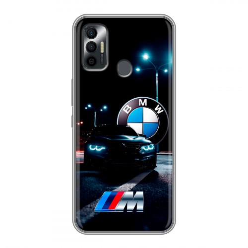 Дизайнерский силиконовый чехол для Tecno Spark 7 БМВ BMW