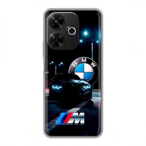 Дизайнерский силиконовый чехол для RedMi 13 4G БМВ BMW