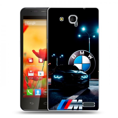 Дизайнерский пластиковый чехол для MTS 978 БМВ BMW