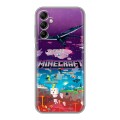 Дизайнерский пластиковый чехол для Samsung Galaxy A14 Майнкрафт Minecraft