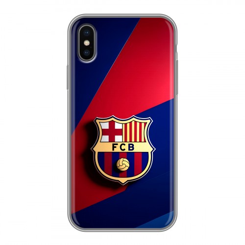 Дизайнерский силиконовый чехол для Iphone x10 Барселона Barcelona