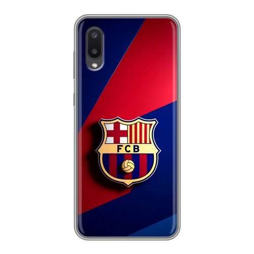 Дизайнерский силиконовый чехол для Samsung Galaxy A02 Барселона Barcelona