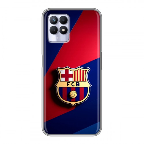 Дизайнерский силиконовый чехол для Realme 8i Барселона Barcelona