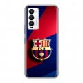 Дизайнерский силиконовый с усиленными углами чехол для Tecno Camon 18 Барселона Barcelona