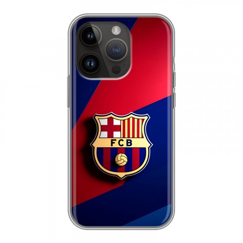 Дизайнерский силиконовый чехол для Iphone 14 Pro Барселона Barcelona