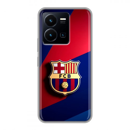 Дизайнерский силиконовый с усиленными углами чехол для Vivo Y35 Барселона Barcelona