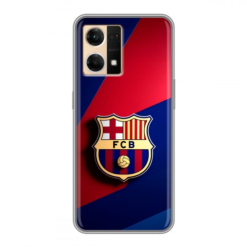 Дизайнерский силиконовый чехол для OPPO Reno7 Барселона Barcelona
