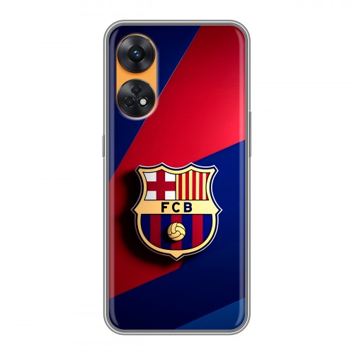Дизайнерский силиконовый чехол для OPPO Reno8 T Барселона Barcelona