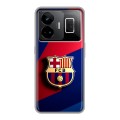 Дизайнерский силиконовый с усиленными углами чехол для Realme GT3 Барселона Barcelona