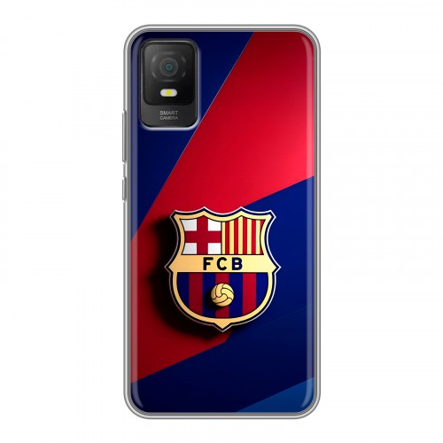 Дизайнерский силиконовый с усиленными углами чехол для TCL 403 Барселона Barcelona